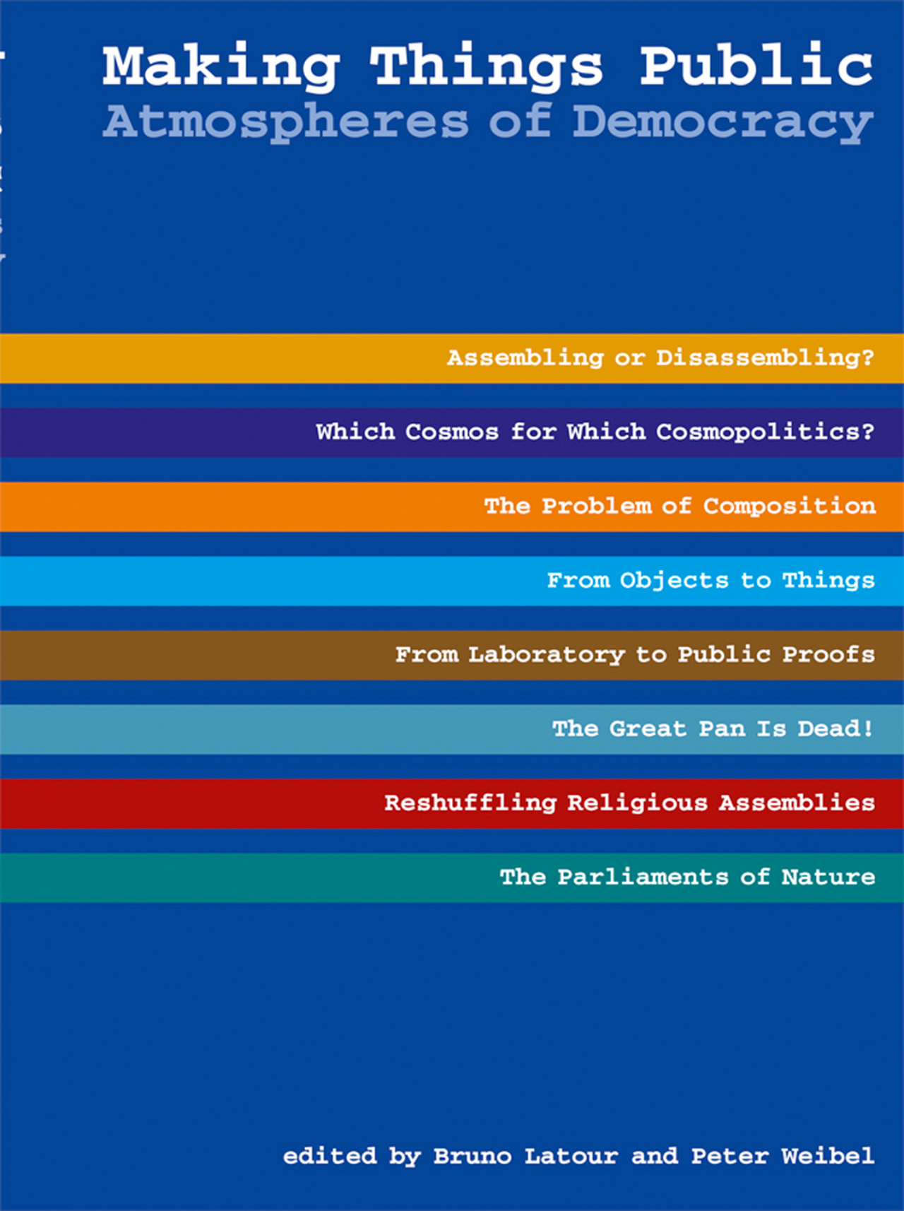 Cover der Publikation »Making Things Public«