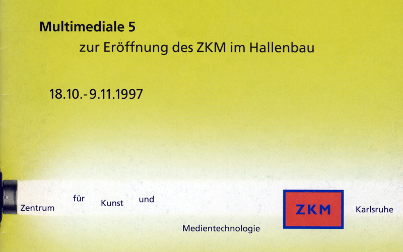Cover der Publikation »Multimediale 5. Festivalmagazin«
