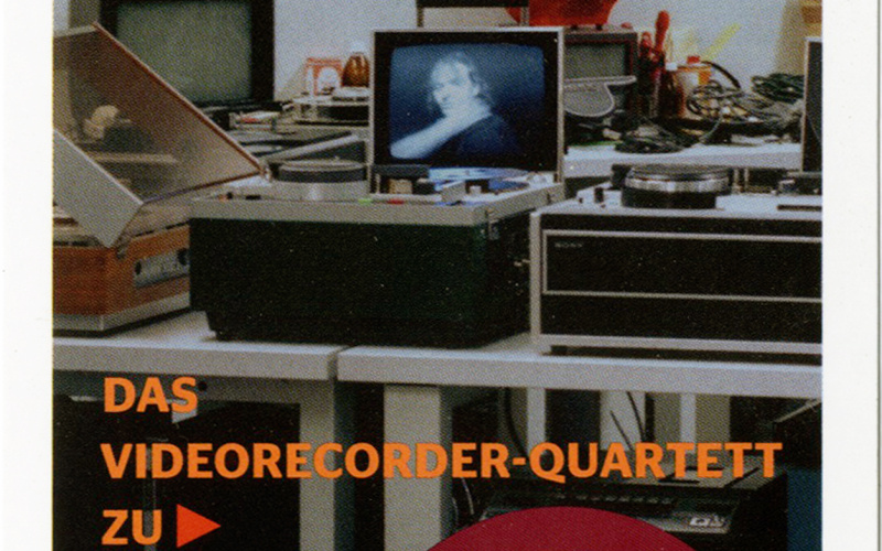 Cover of the publication »Record Again! Videorecorder Quartett«