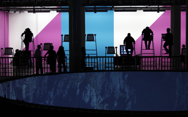 Ausstellungsansicht "Imagining Media@ZKM"