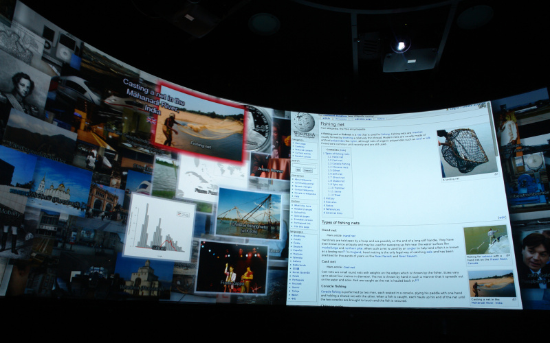 360°-Ansicht verschiedener Webseiten